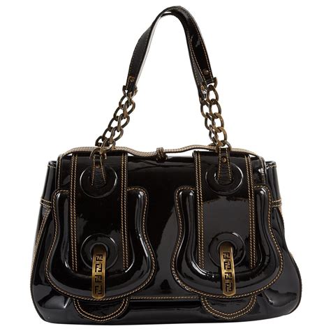 Fendi Patent Leather B Bag 